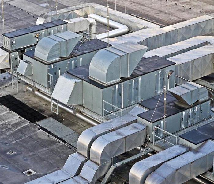 Commercial HVAC Unit on roof  